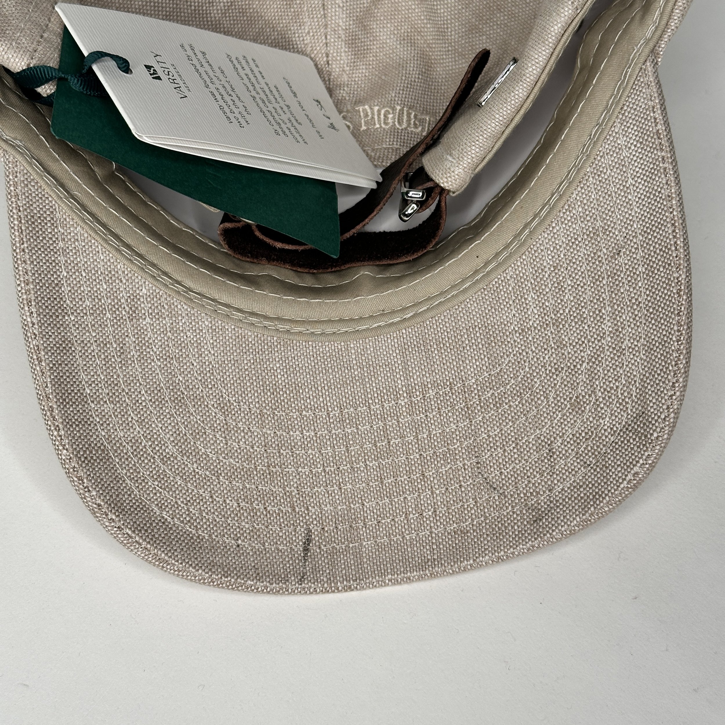 Audemars Piguet Linen Baseball Cap – AP Monogram Luxury Varsity